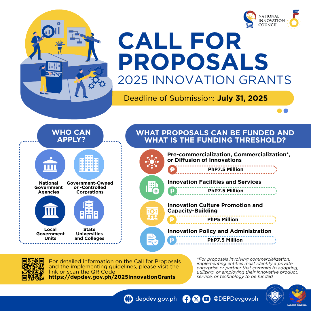 The 2026 Innovation Grants Are Open — Government Agencies, LGUs, and State Universities in Northern Luzon Have Until May 5 to Apply