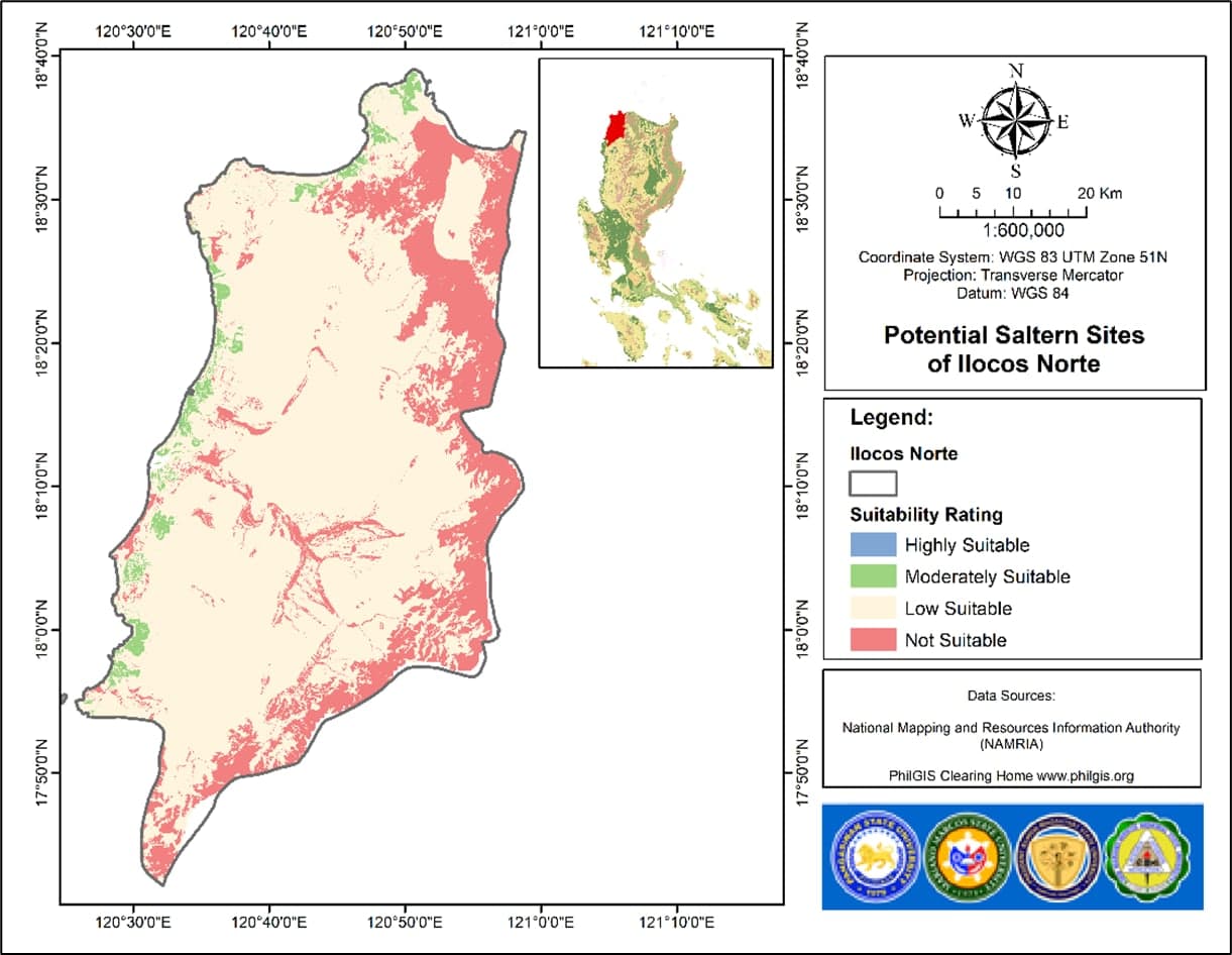 MMSU Used Satellite Imagery to Map Where Ilocos Region Should Be Making Salt. The Philippines Currently Imports 84% of What It Needs.